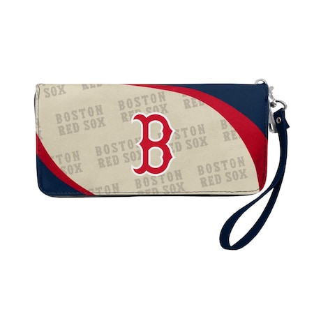 Little Earth MLB Curve Zip Organizer Wallet - Boston Red Sox 600902-RDSX